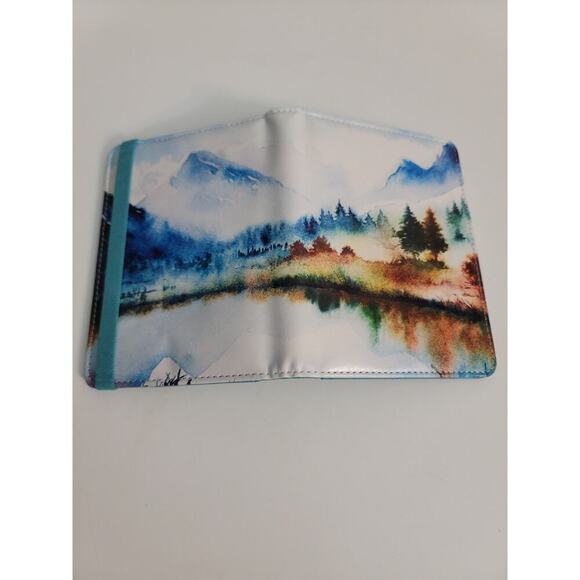 Passport and Card Holder Landscape Design Mens Womens - Picture 6 of 6